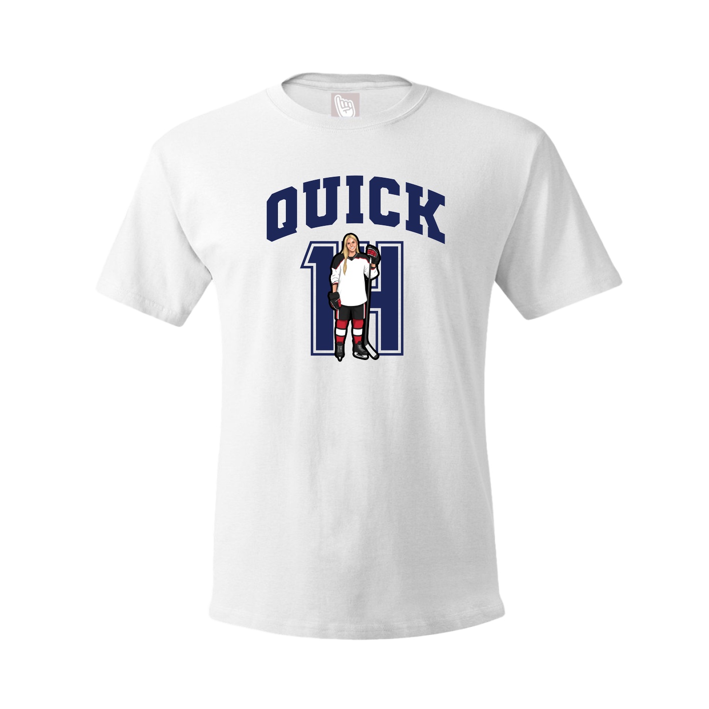 Tee — Number in White