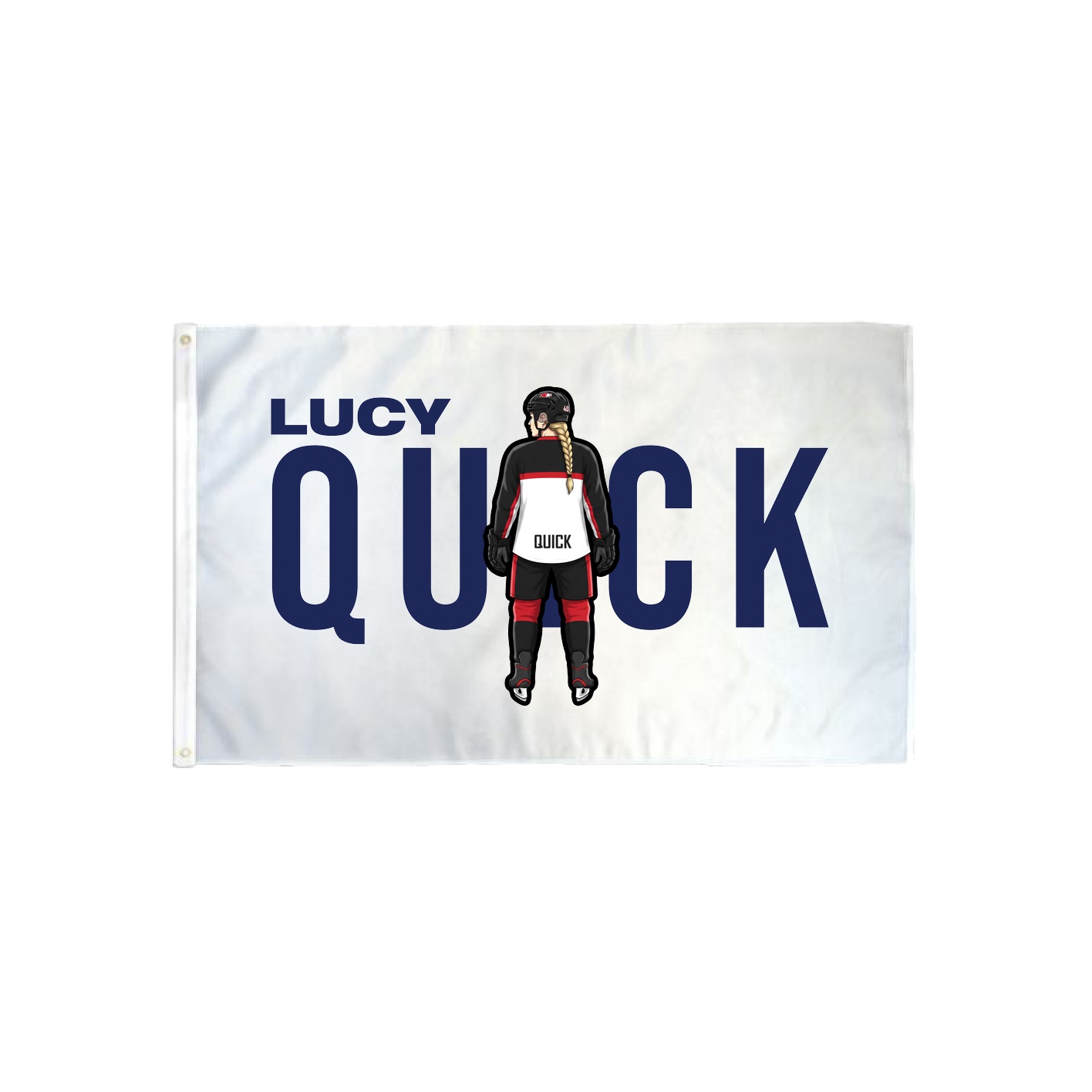 3x5 Flag — Player Name in Classic
