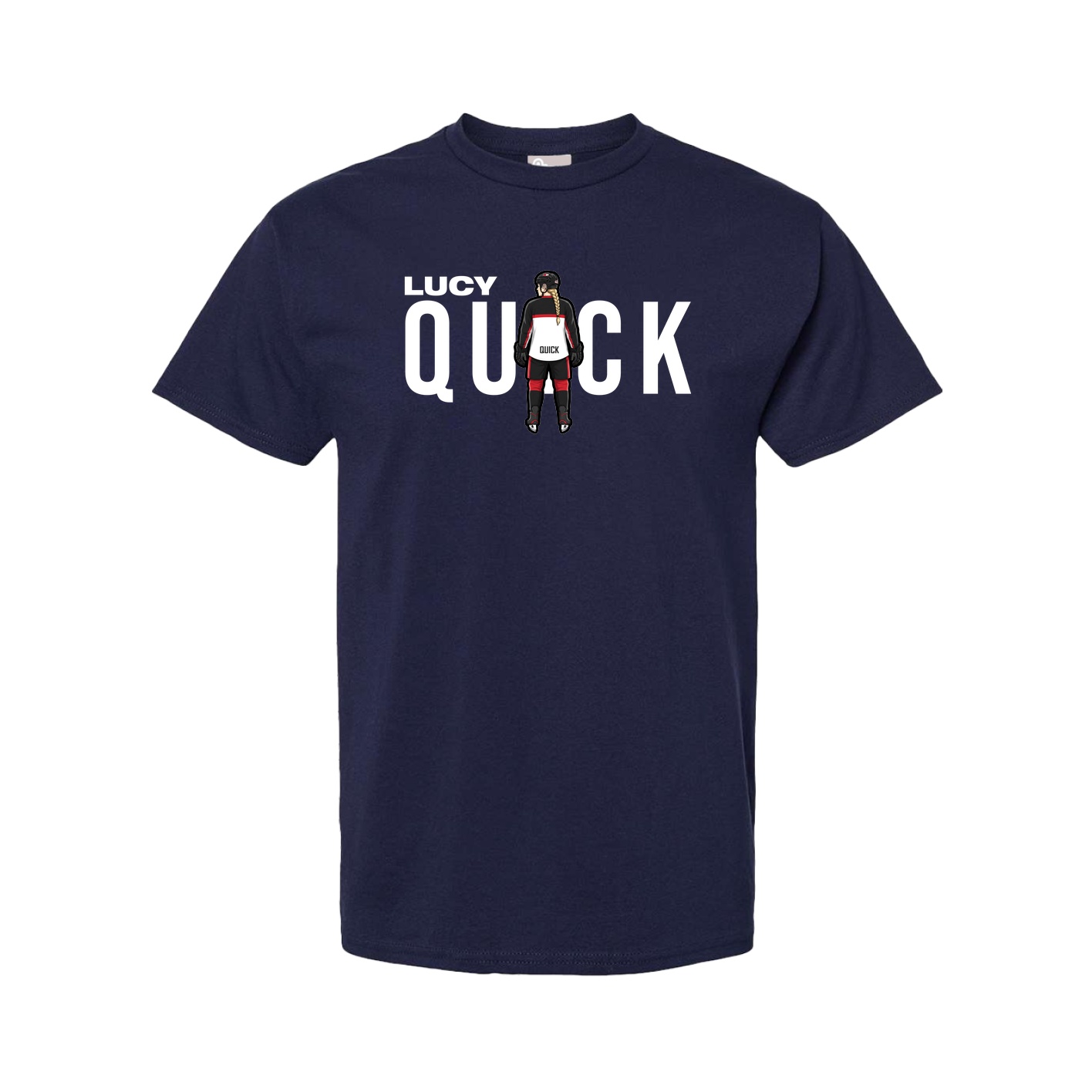 Tee — Player Name in Navy