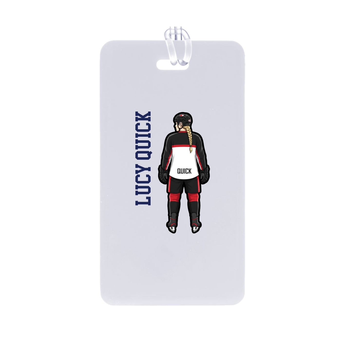 Bag Tag — Name Vertical in Classic