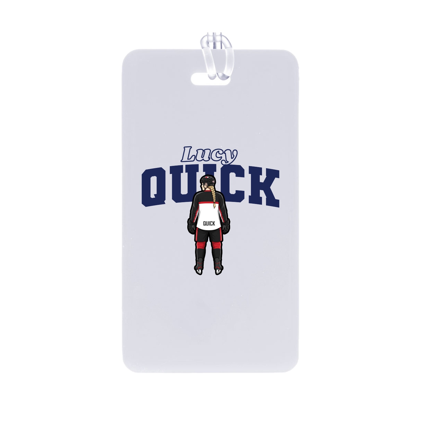 Bag Tag — Name Arch in Classic