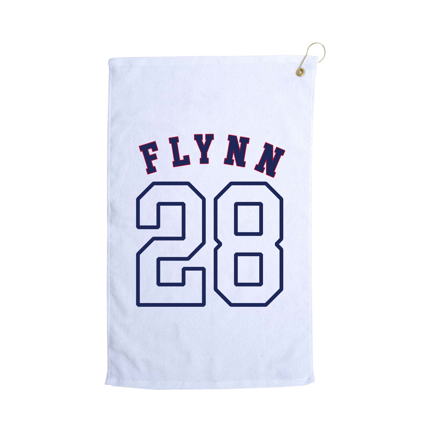 Golf Towel — Shirsey Arch in White