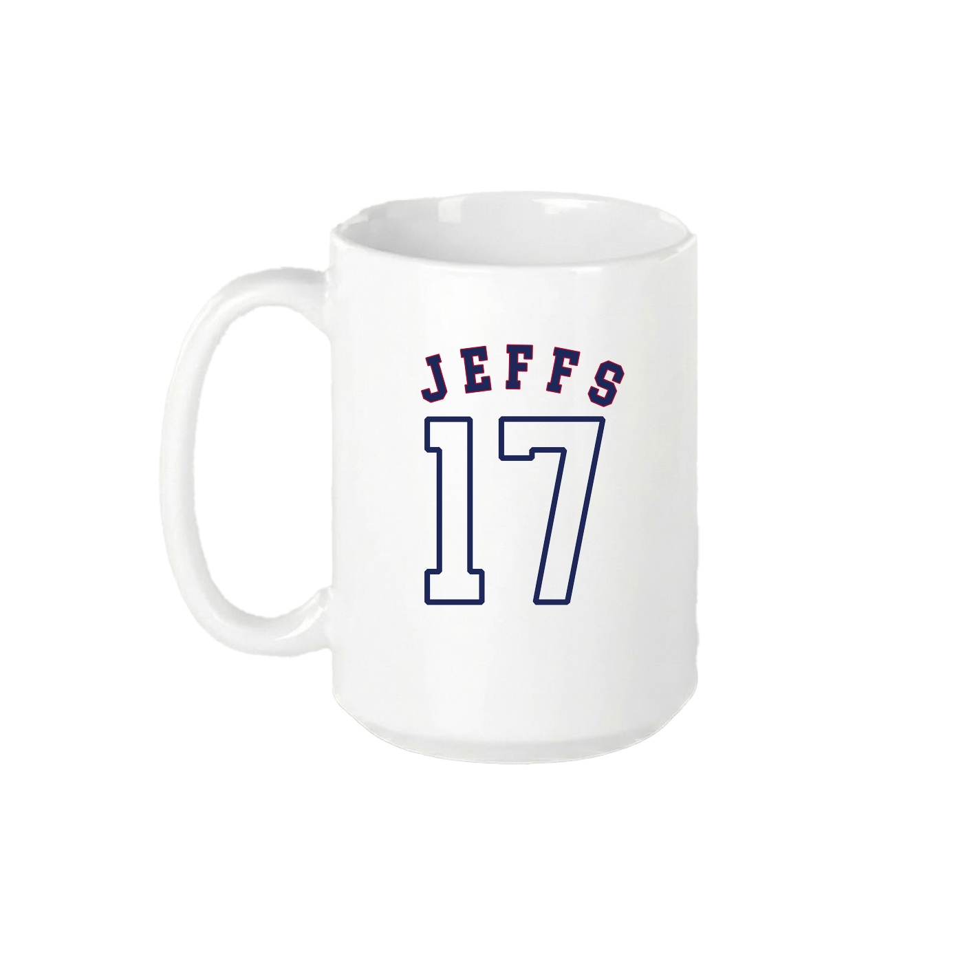 15oz Coffee Mug — Shirsey Arch in White