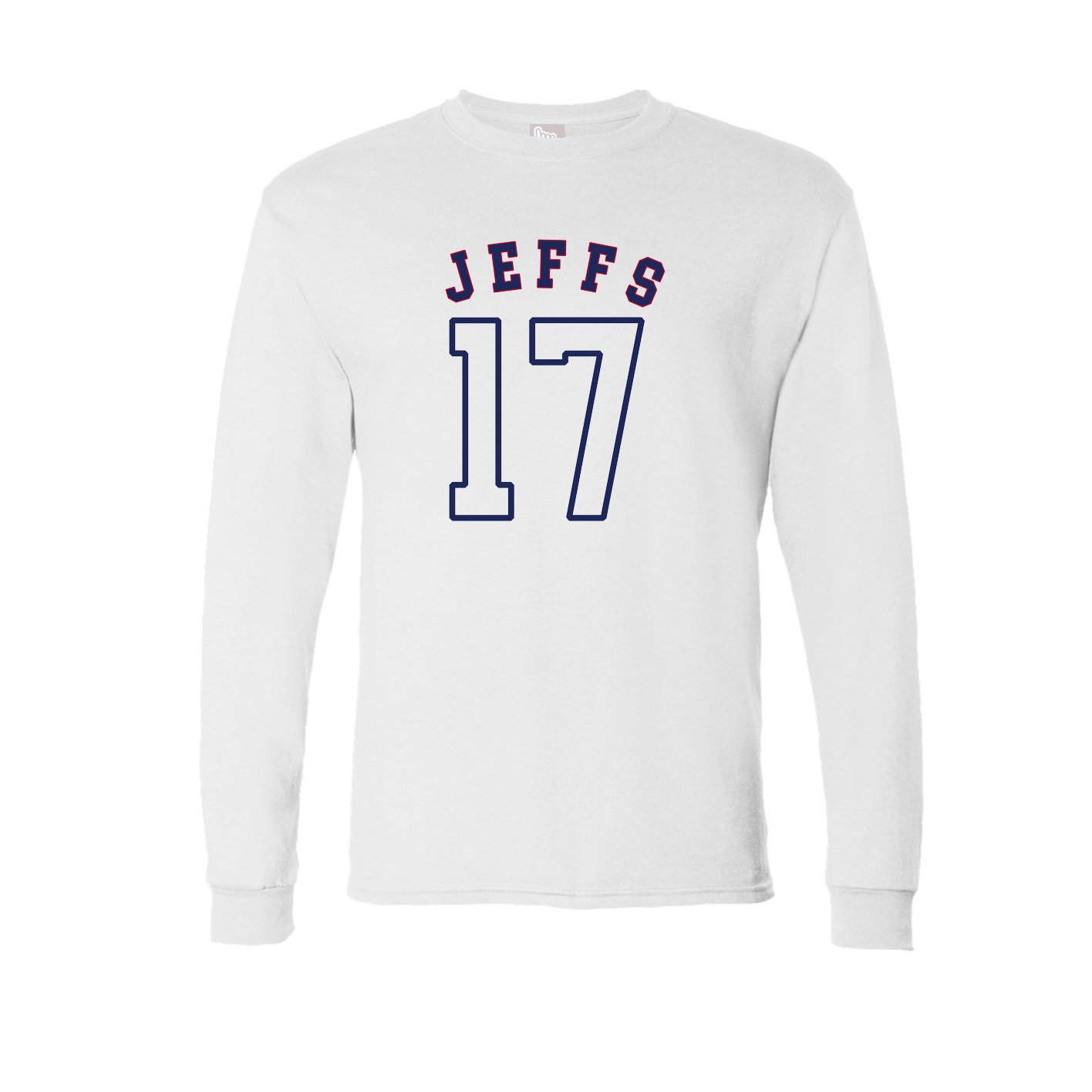 Long Sleeve Tee — Shirsey Arch in White