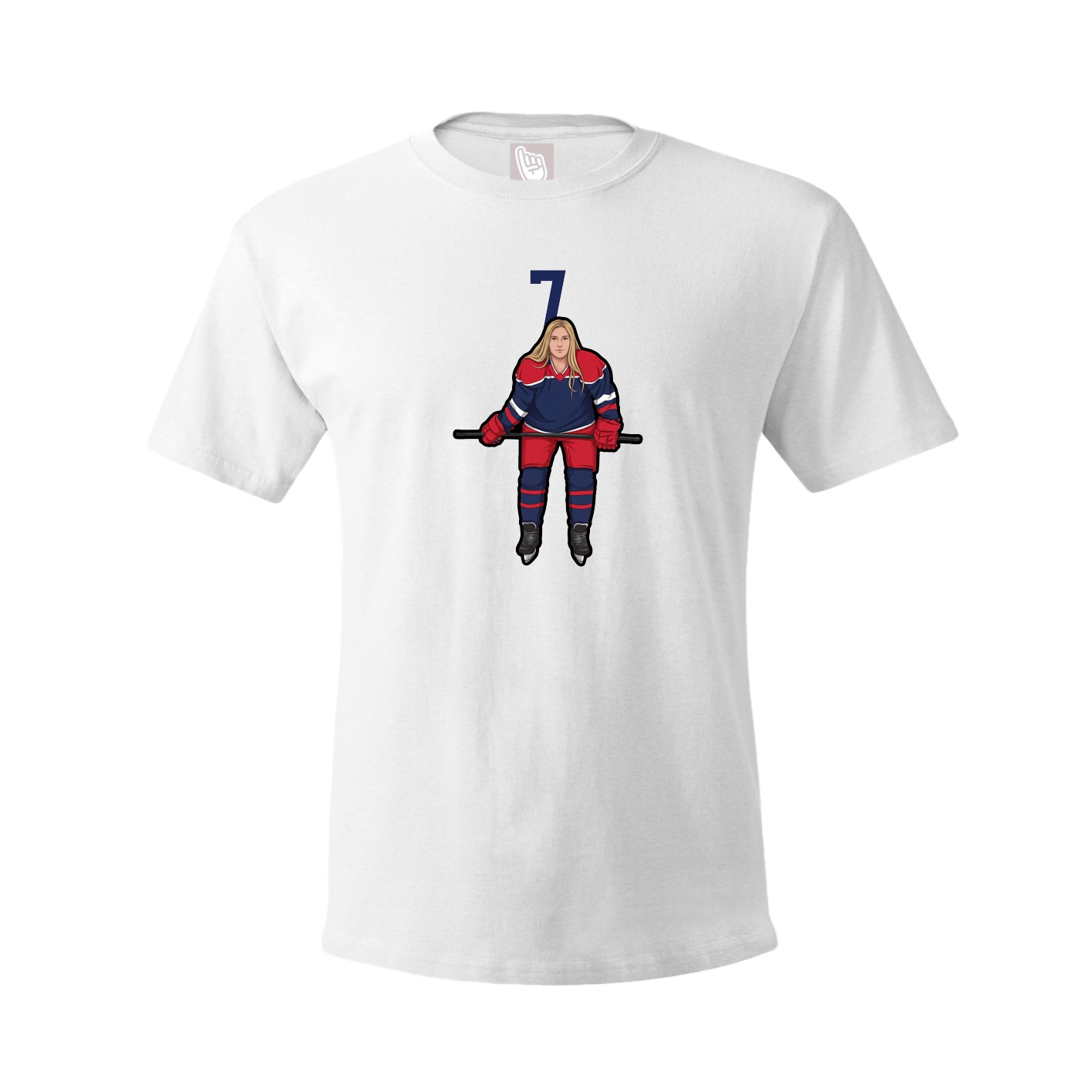 Tee — Number Top in White