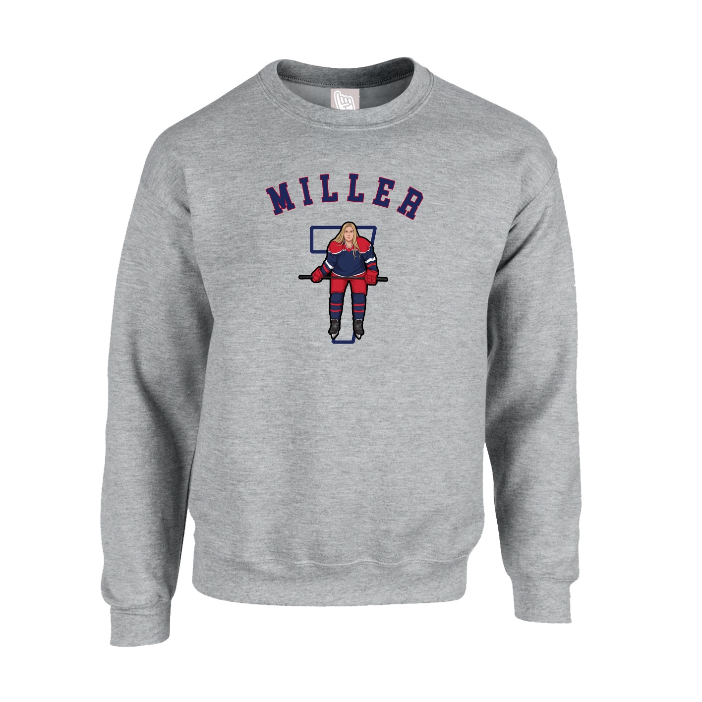Fleece Crew — Shirsey Arch in Grey