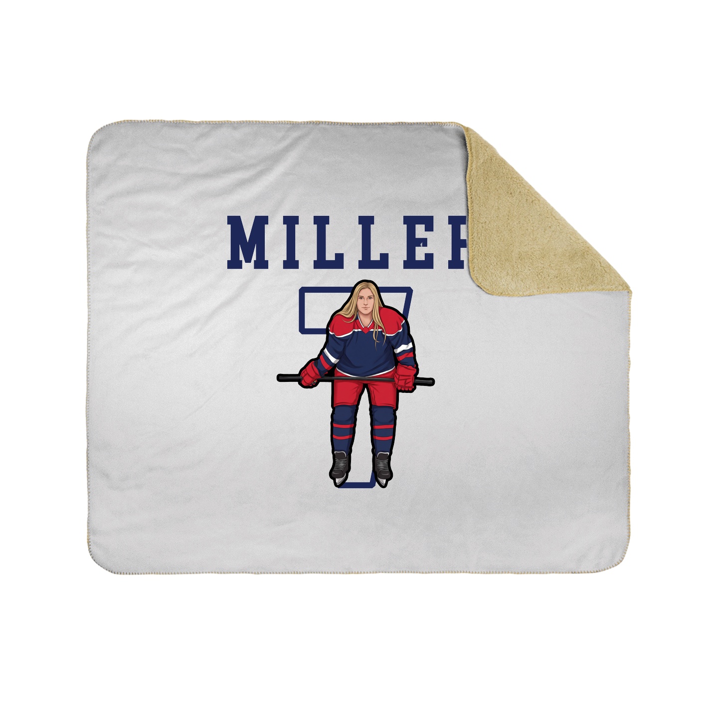 Throw Blanket — Shirsey in White