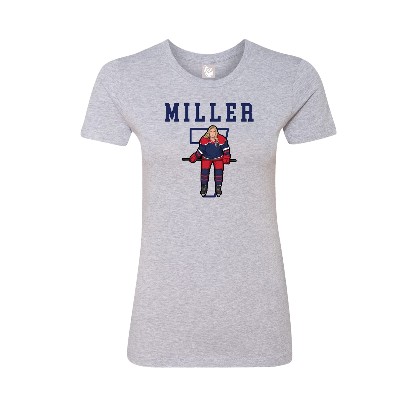 Fitted Women's Tee — Shirsey in Grey