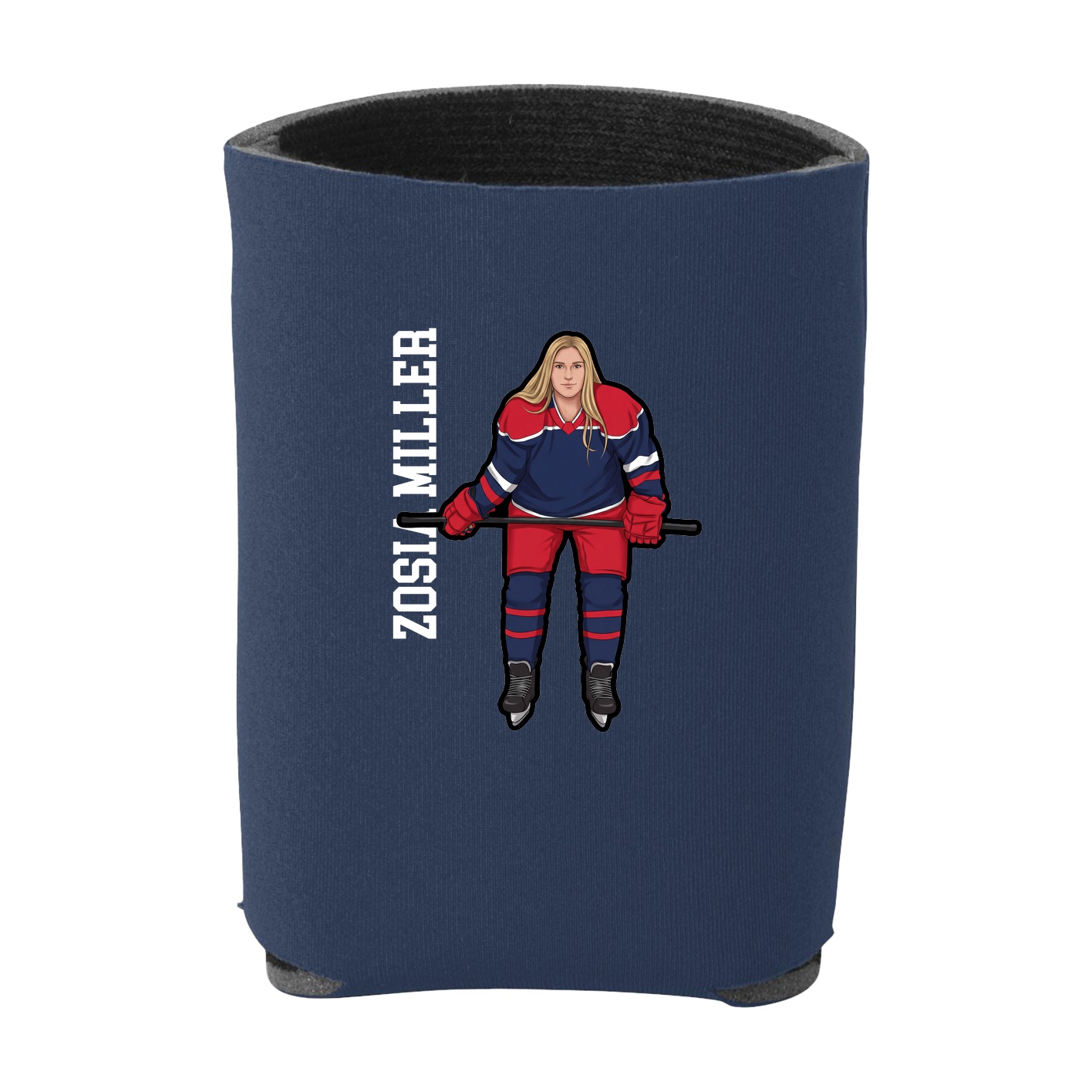 Can Holder — Name Vertical in Navy