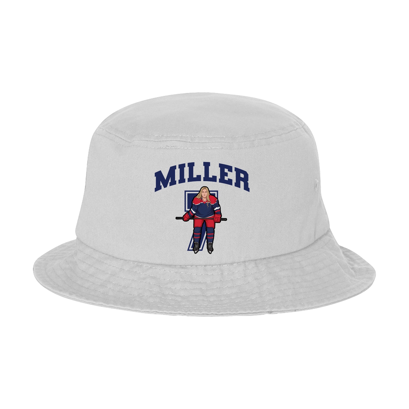 Bucket Cap — Number in White