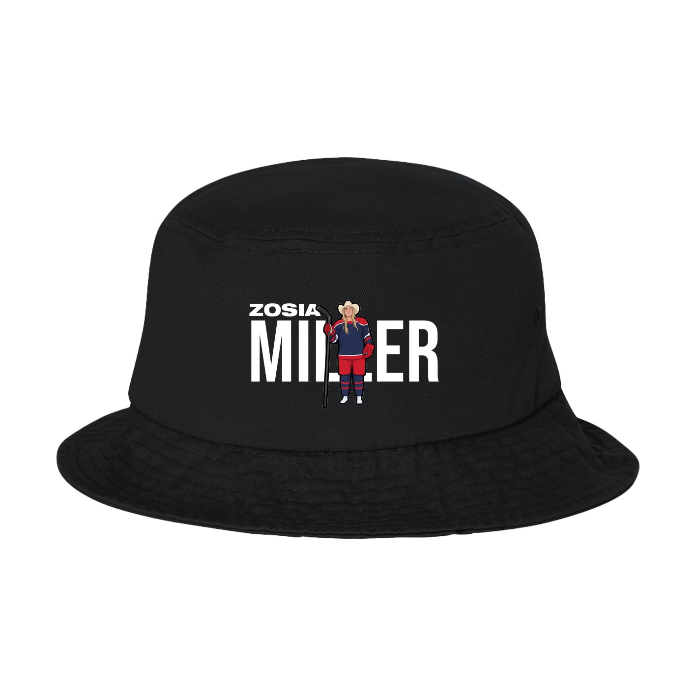Bucket Cap — Player Name in Black