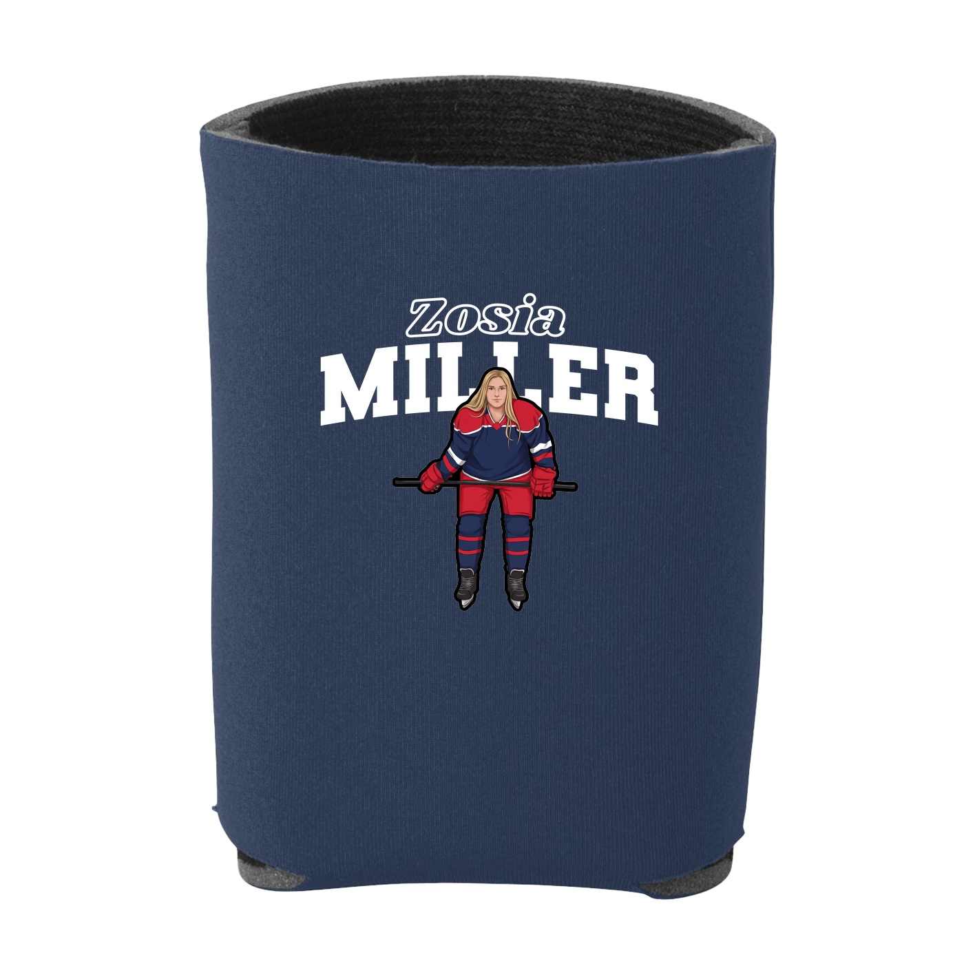 Can Holder — Name Arch in Navy