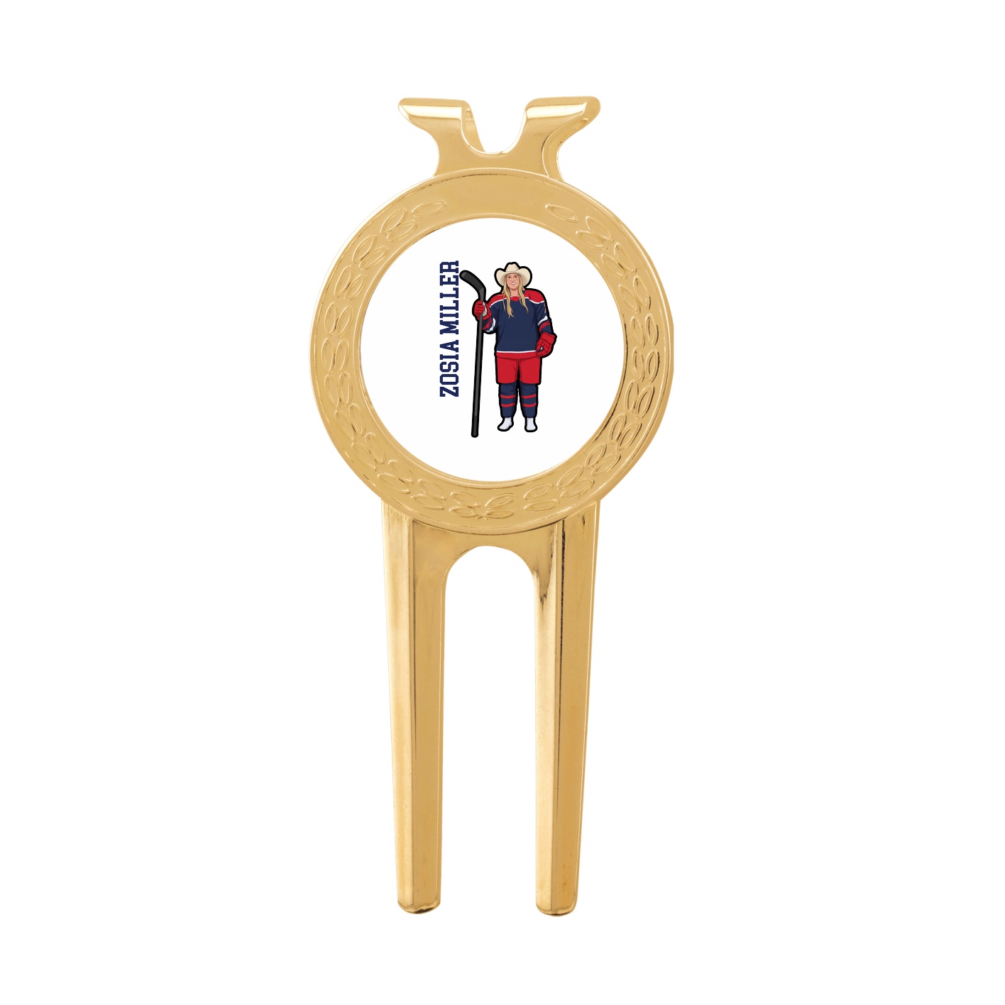 Divot Tool with Ball Marker — Name Vertical in Classic
