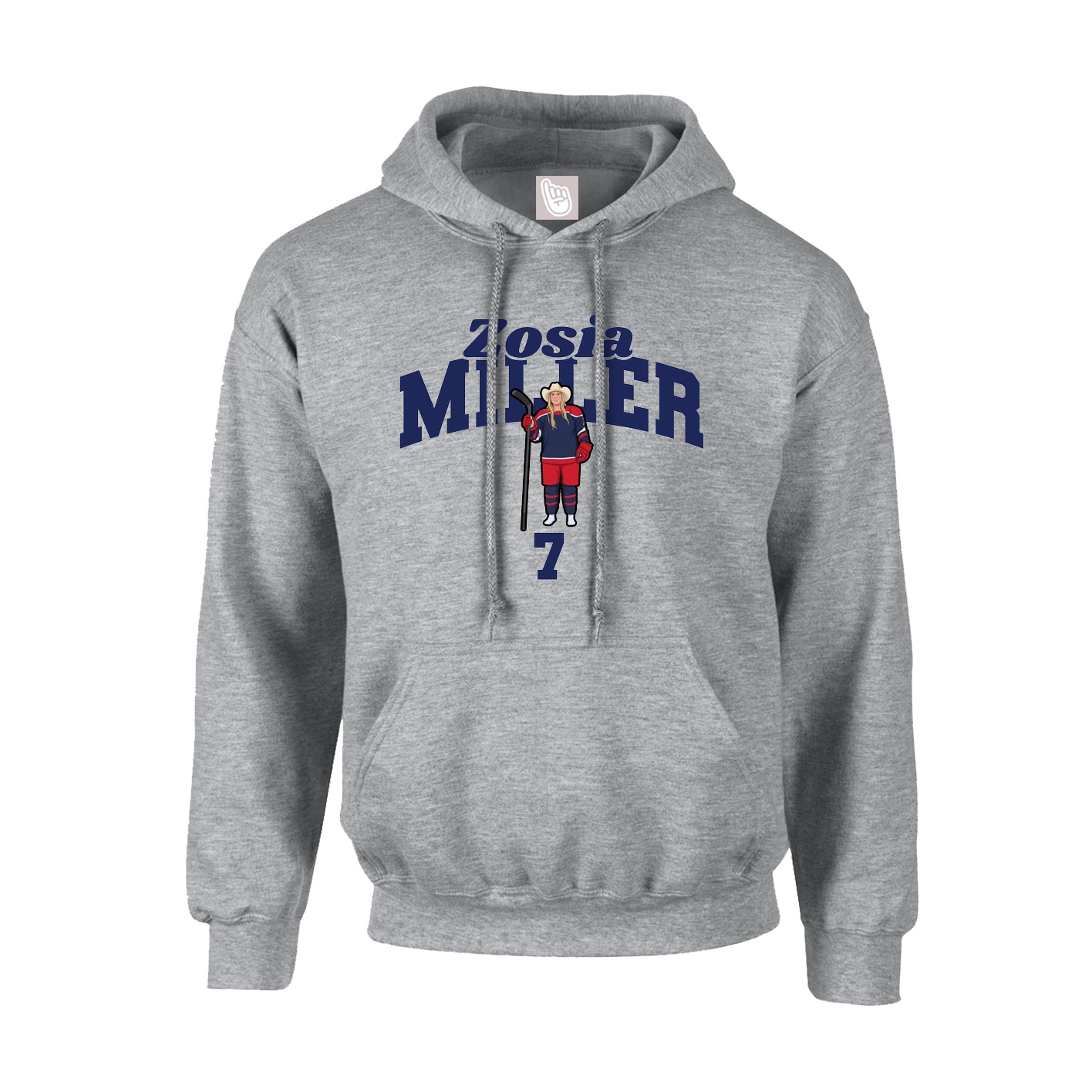 Hoodie — Signature Arch in Grey