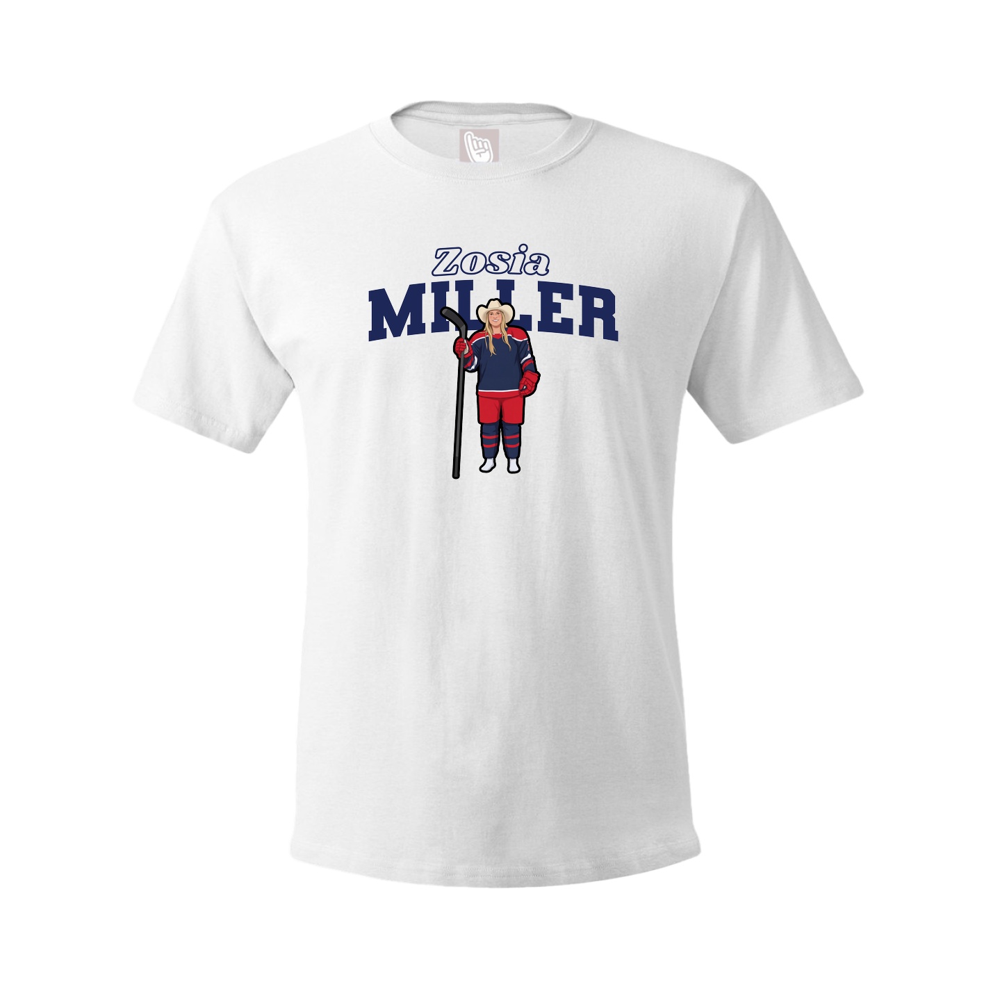 Tee — Name Arch in White