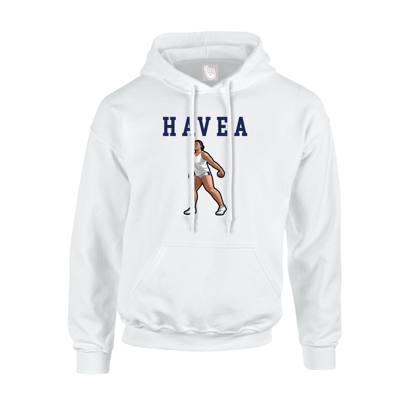Hoodie — Shirsey in White