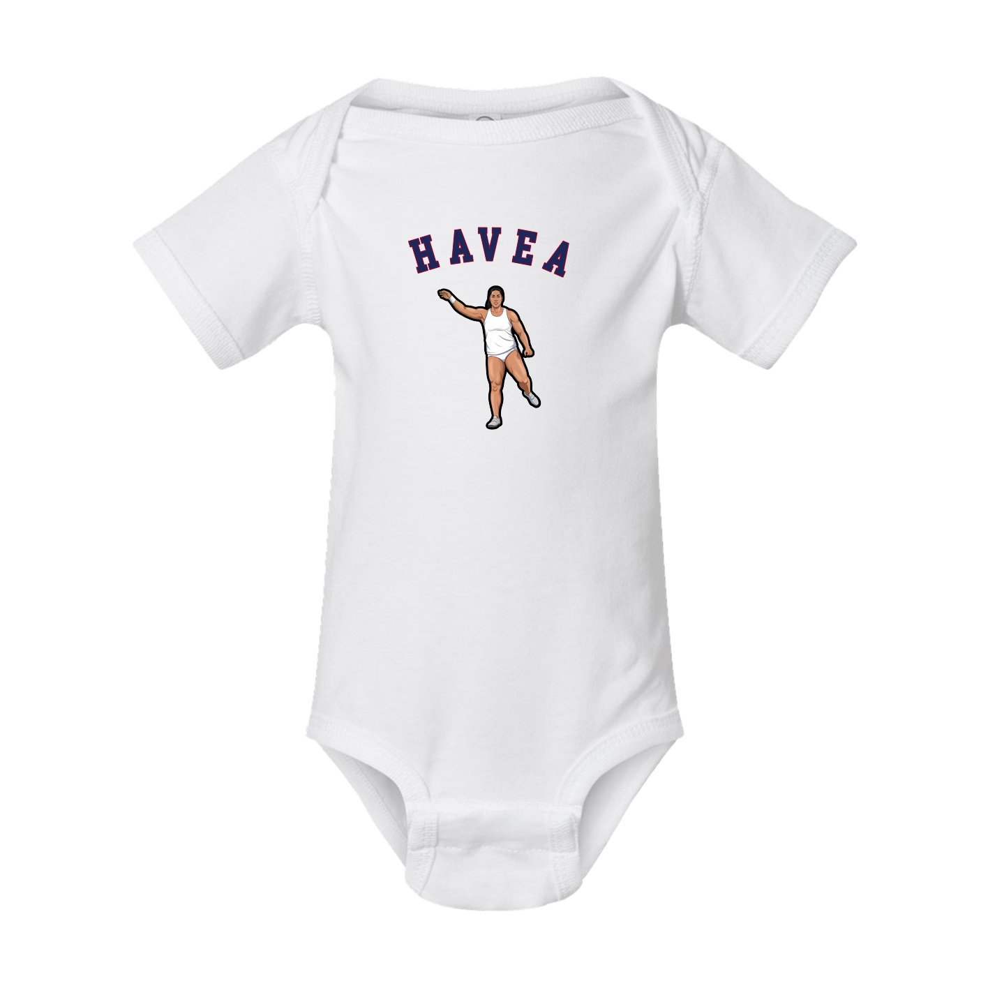 Baby Onesie — Shirsey Arch in White