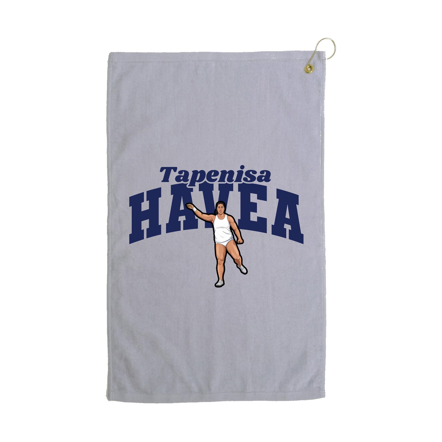Golf Towel — Signature Arch in Grey
