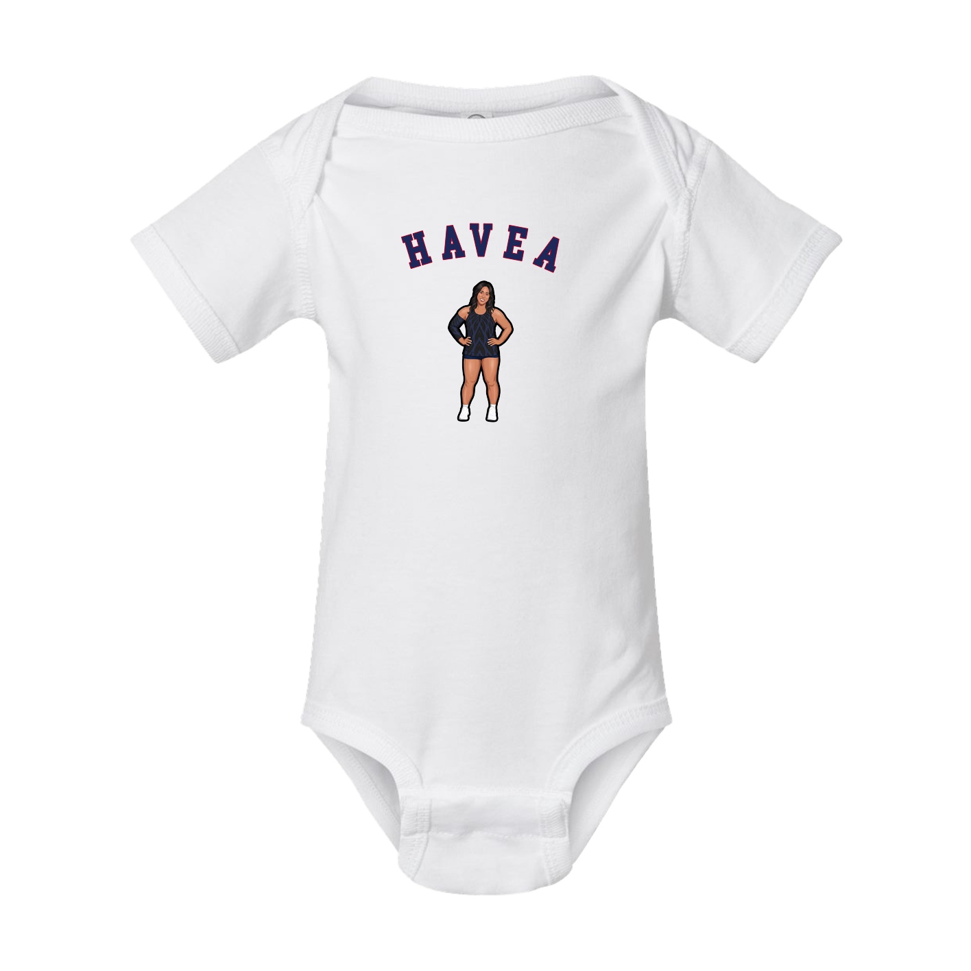 Baby Onesie — Shirsey Arch in White