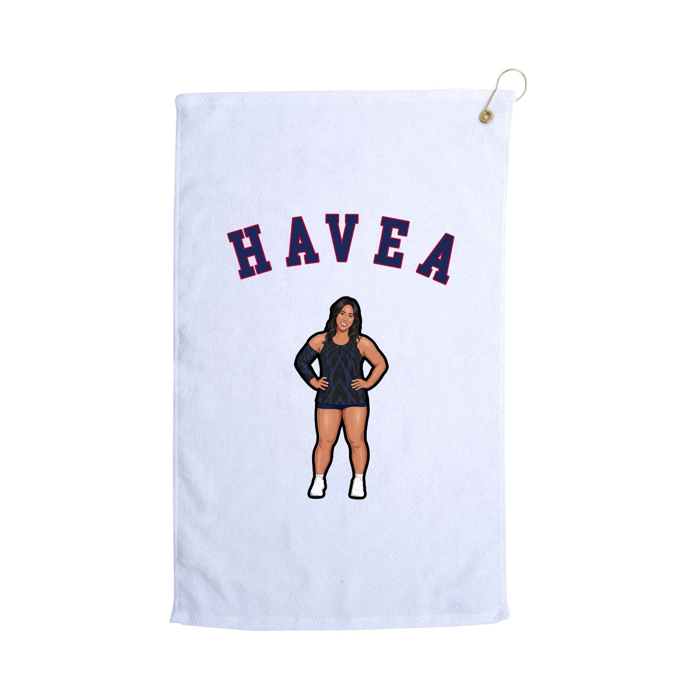 Golf Towel — Shirsey Arch in White