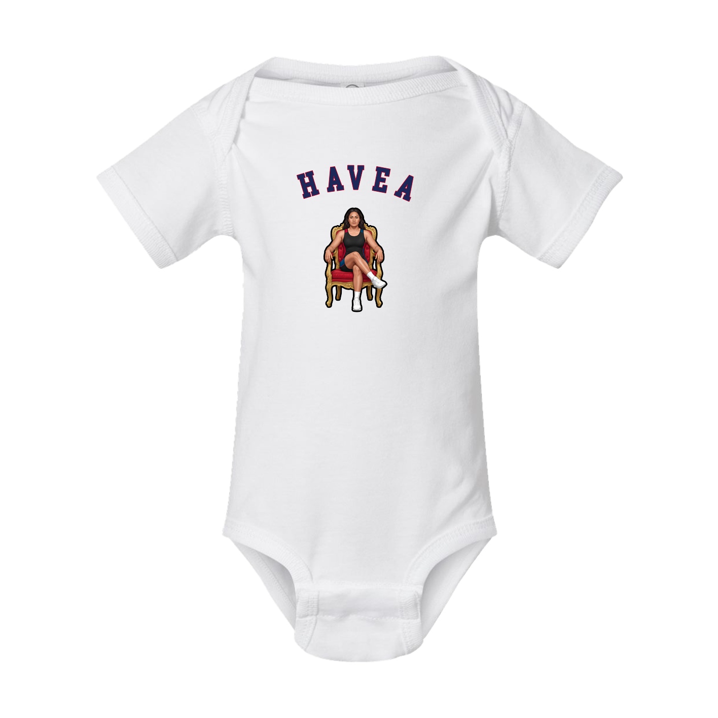 Baby Onesie — Shirsey Arch in White