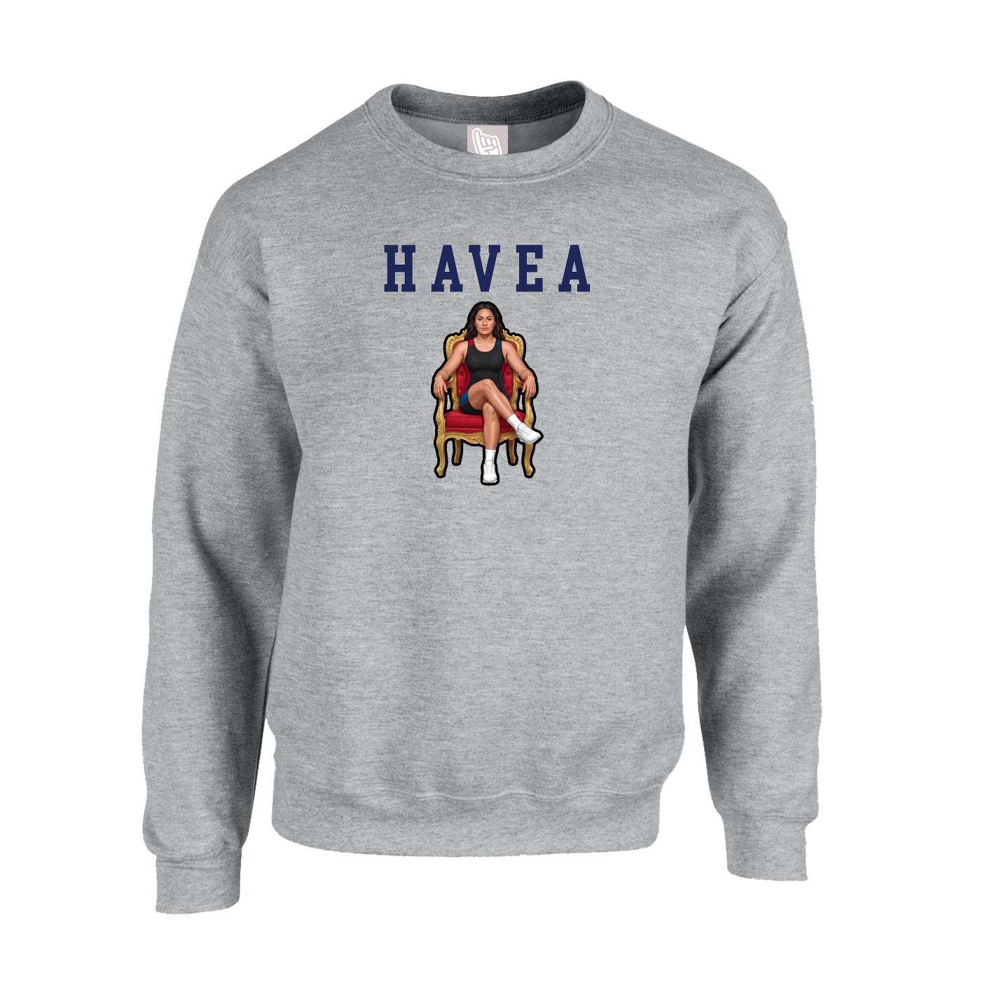 Fleece Crew — Shirsey in Grey