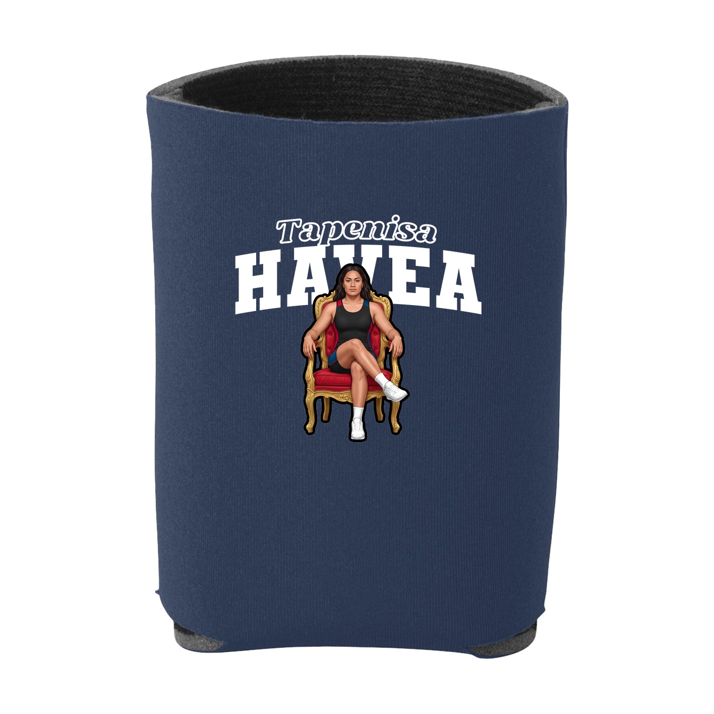 Can Holder — Name Arch in Navy
