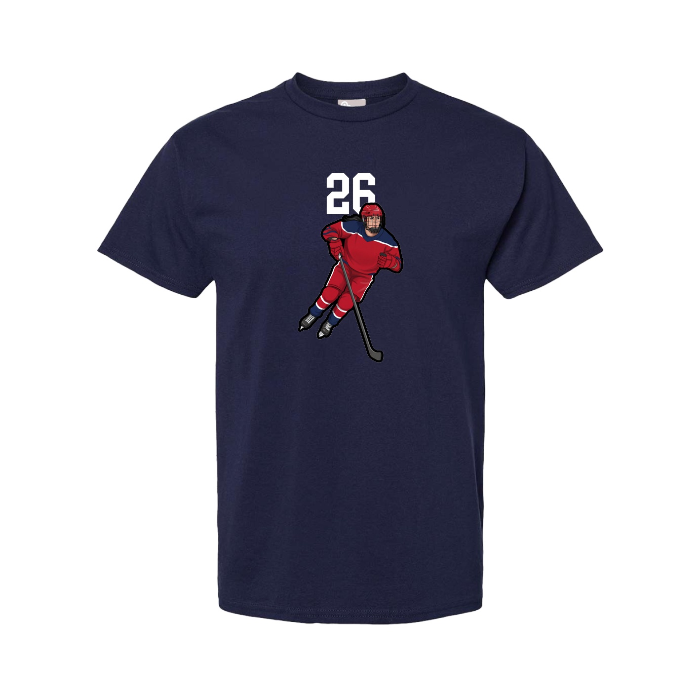 Tee — Number Top in Navy