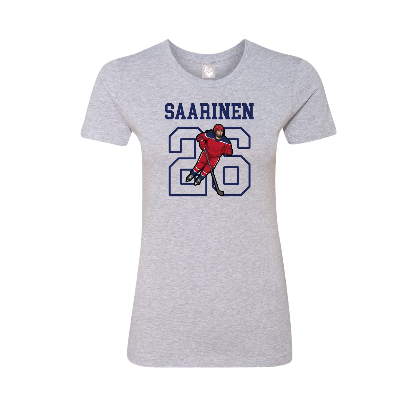 Fitted Women's Tee — Shirsey in Grey
