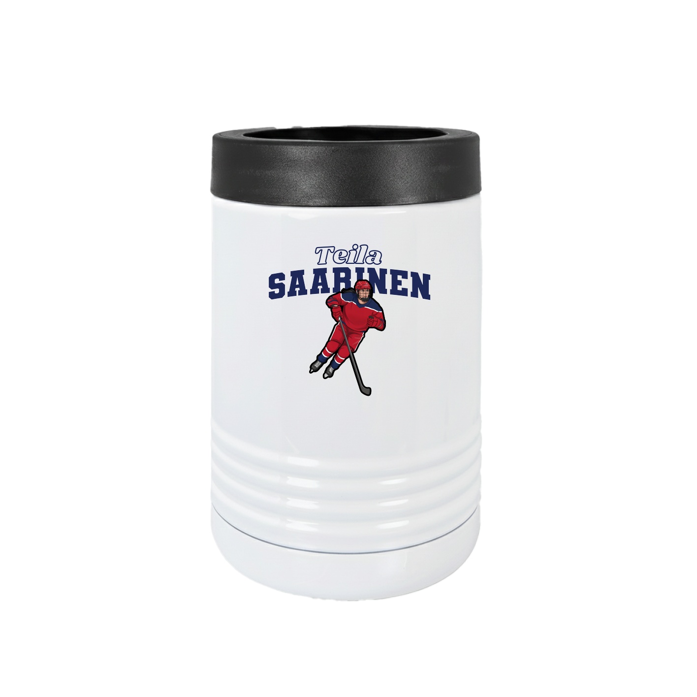 Beverage Holder — Name Arch in White