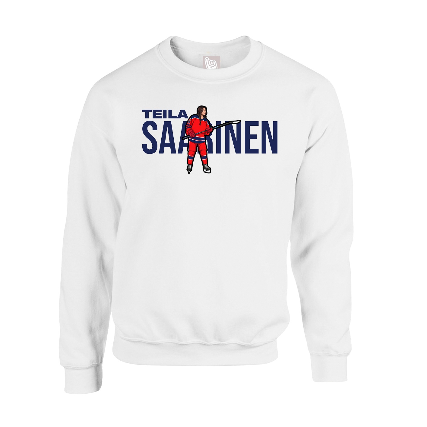 Fleece Crew — Player Name in White