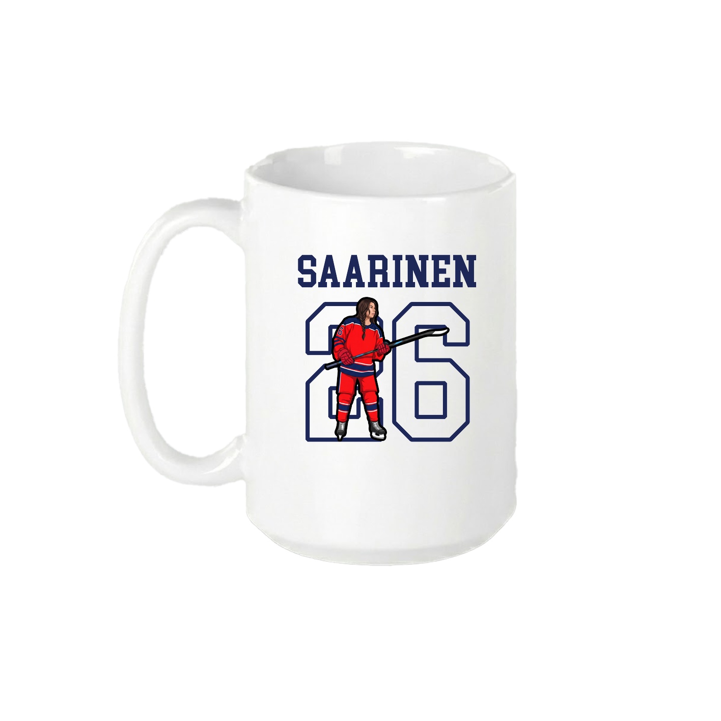 15oz Coffee Mug — Shirsey in White