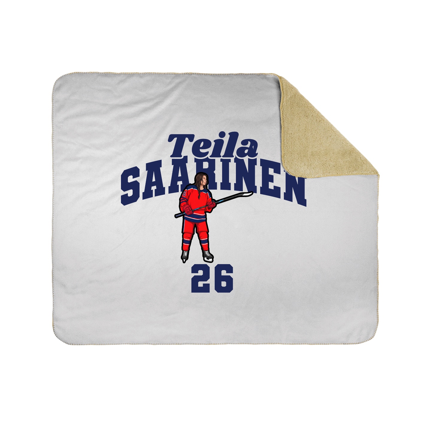 Throw Blanket — Signature Arch in White