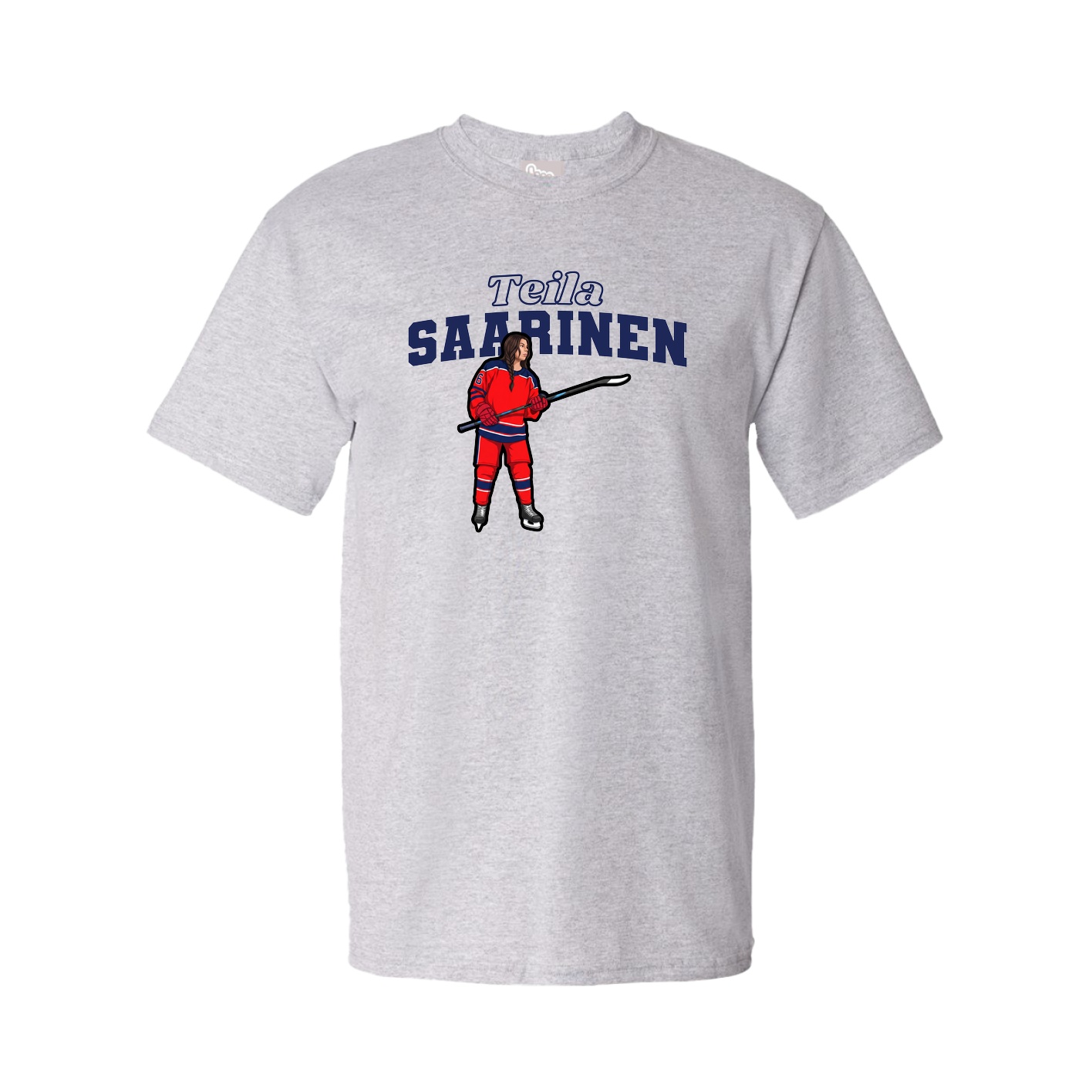 Youth Tee — Name Arch in Grey