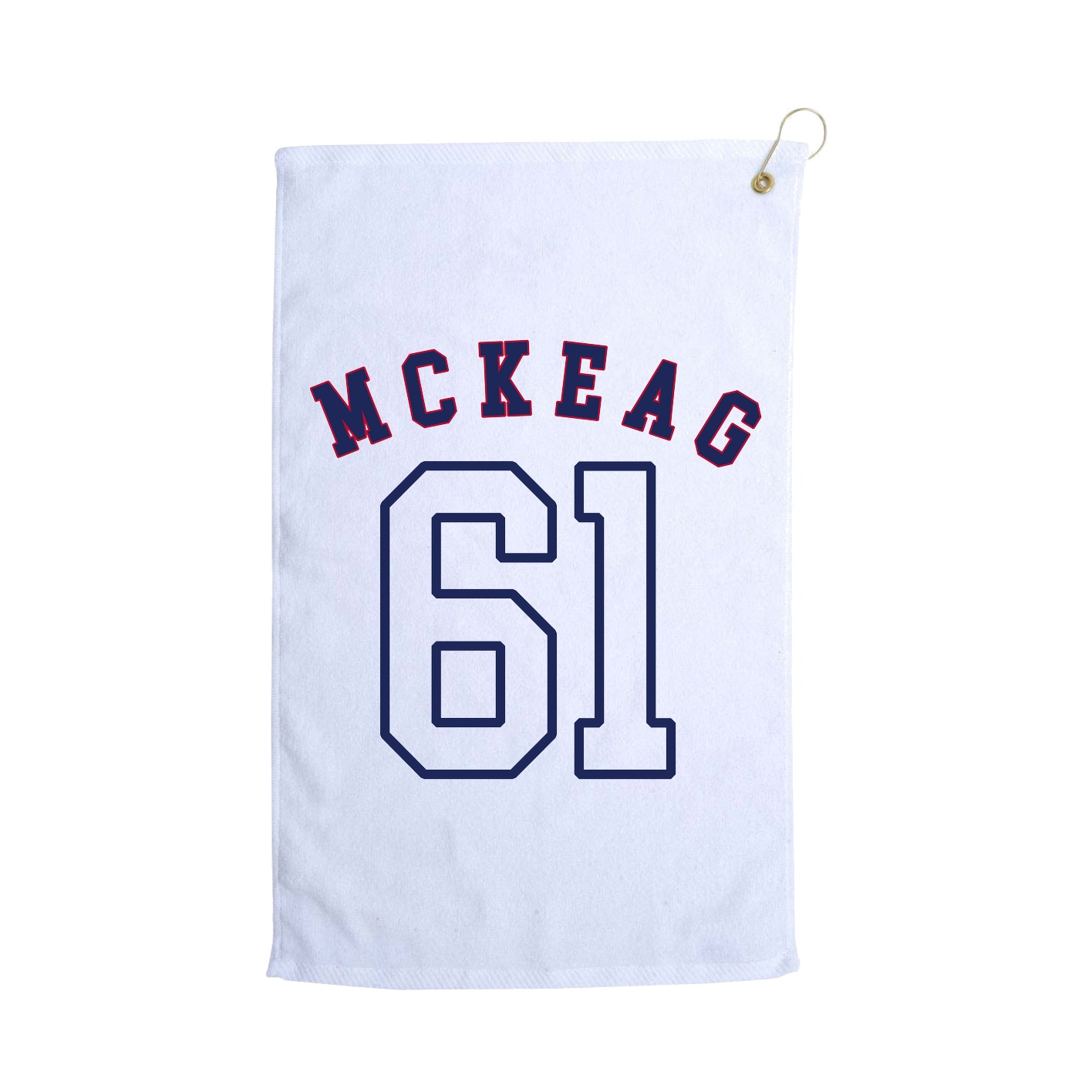 Golf Towel — Shirsey Arch in White
