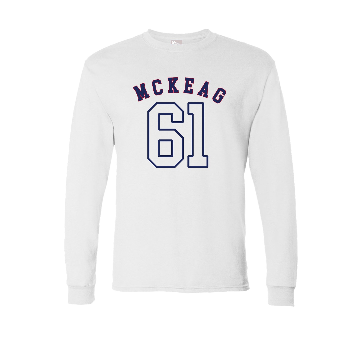 Long Sleeve Tee — Shirsey Arch in White