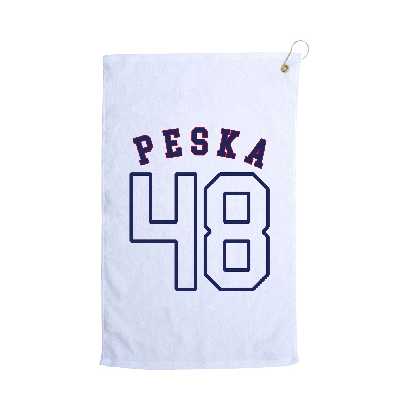 Golf Towel — Shirsey Arch in White
