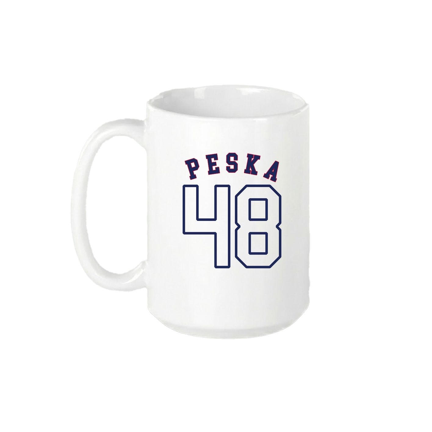 15oz Coffee Mug — Shirsey Arch in White