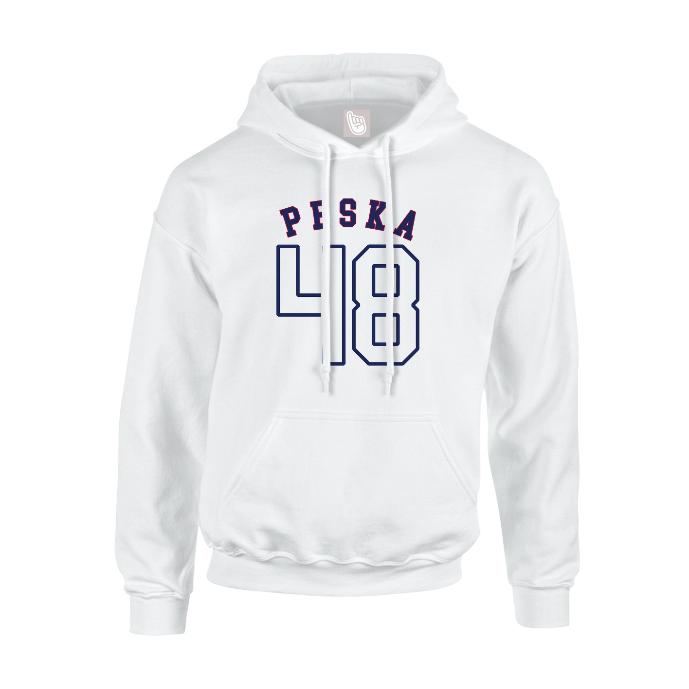 Youth Hoodie — Shirsey Arch in White