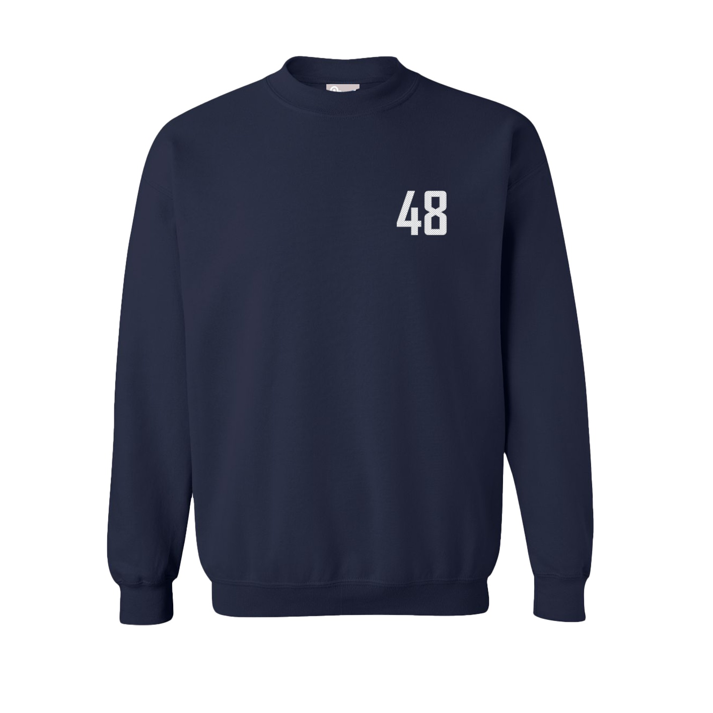 Fleece Crew — Front Shirsy in Navy