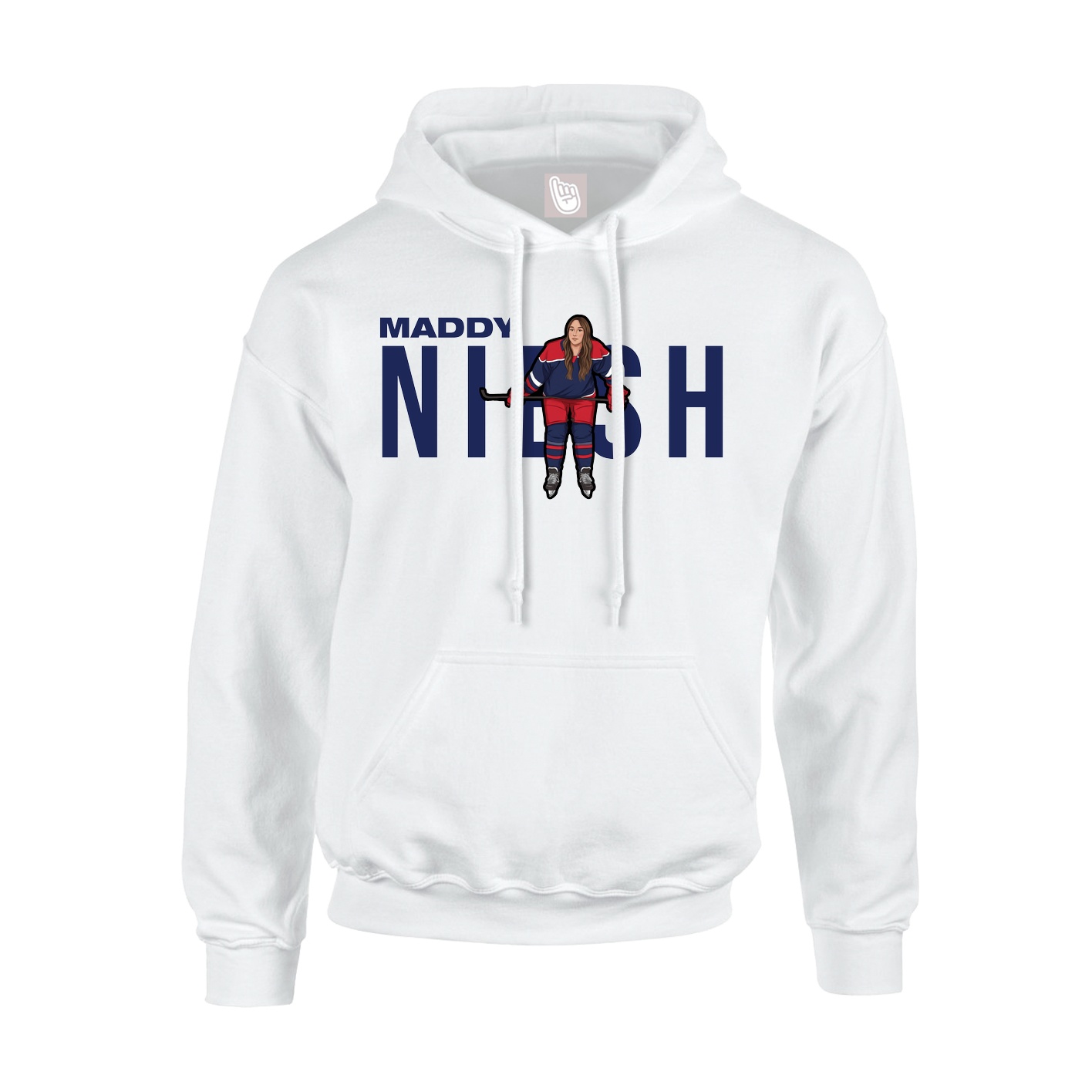 Hoodie — Player Name in White