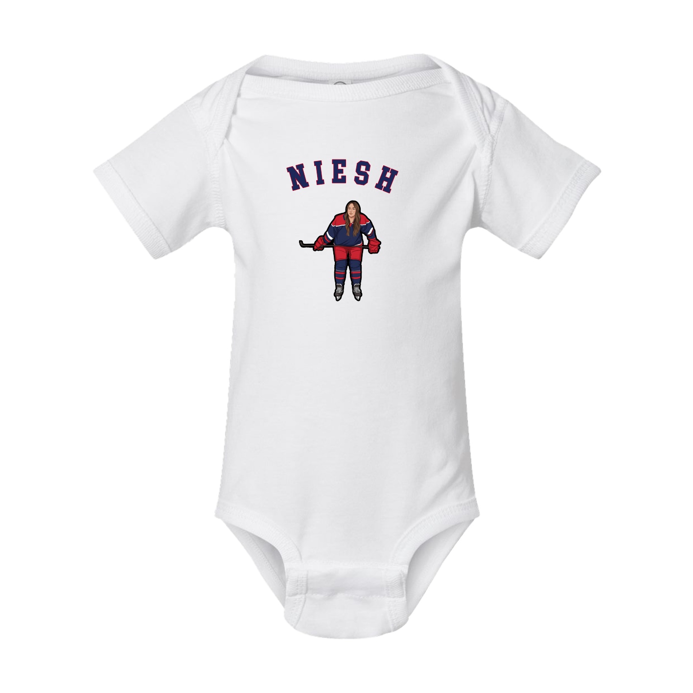 Baby Onesie — Shirsey Arch in White