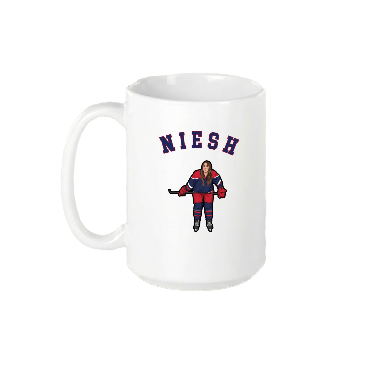 15oz Coffee Mug — Shirsey Arch in White