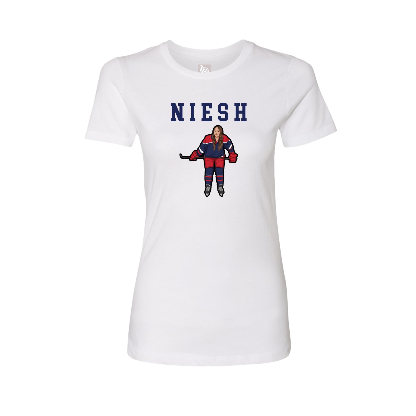 Fitted Women's Tee — Shirsey in White