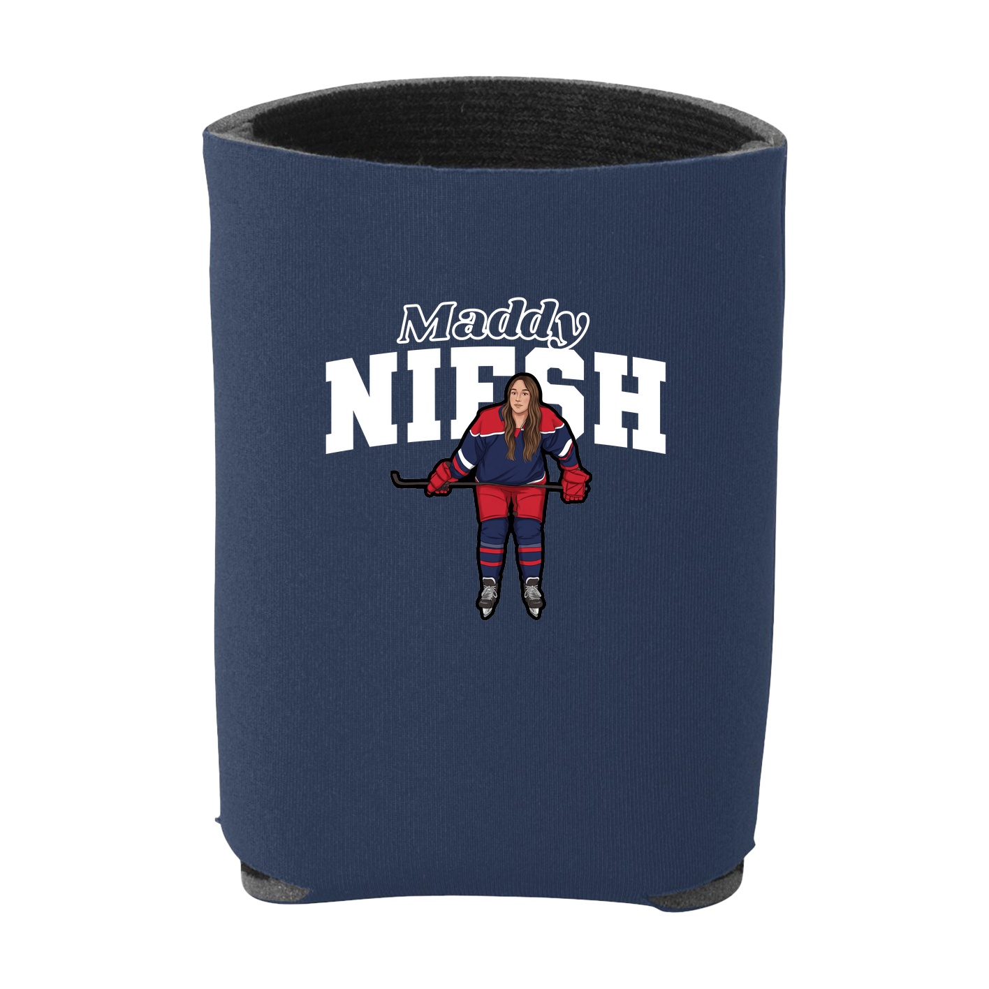 Can Holder — Name Arch in Navy