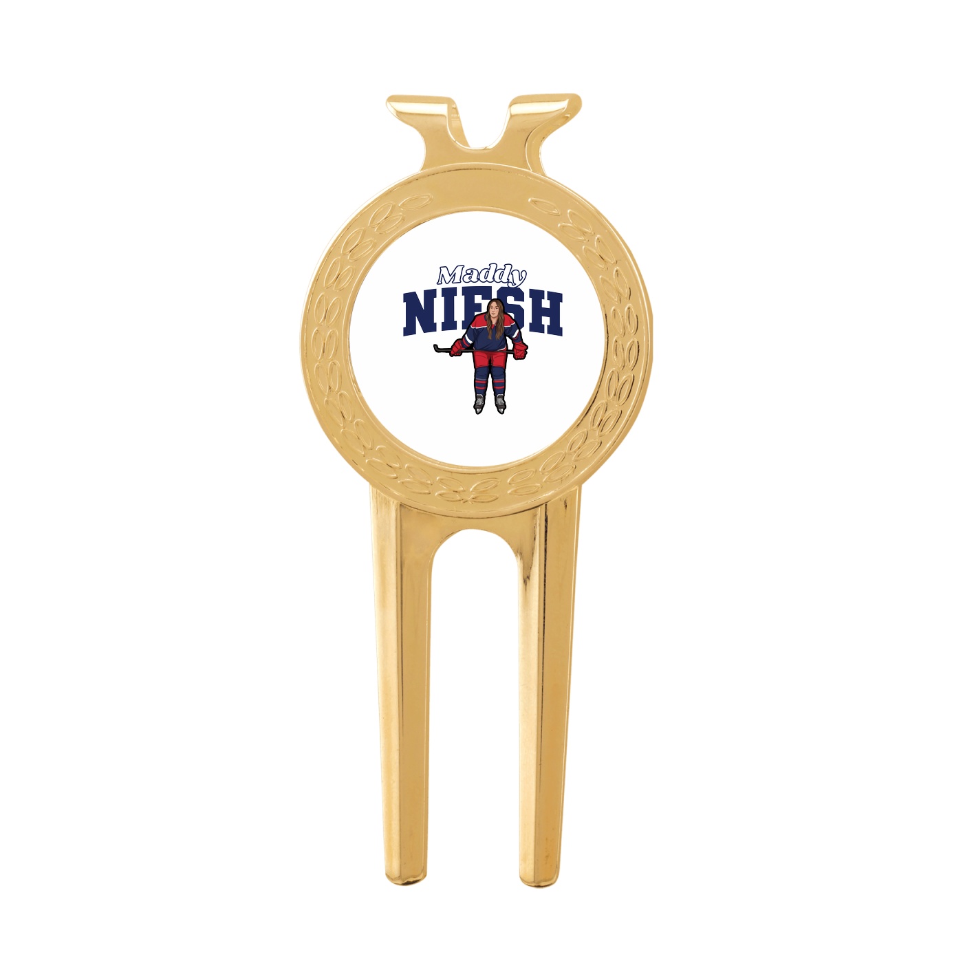 Divot Tool with Ball Marker — Name Arch in Classic