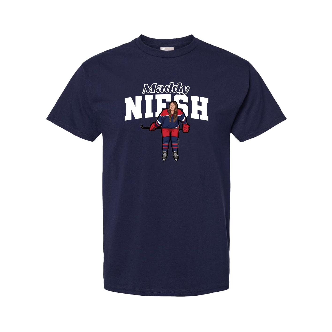 Youth Tee — Name Arch in Navy