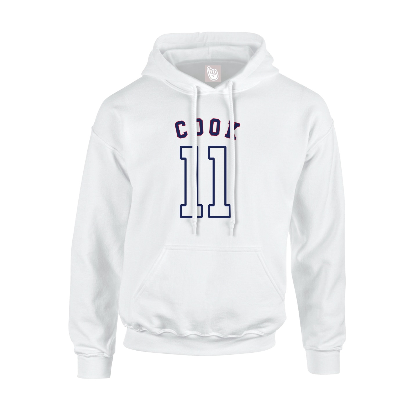 Youth Hoodie — Shirsey Arch in White