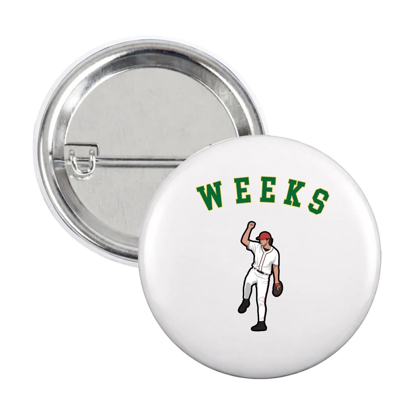 Game Day Button — Shirsey Arch in White