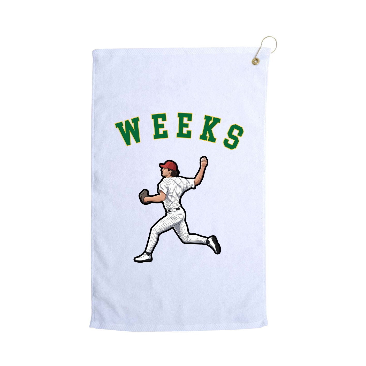 Golf Towel — Shirsey Arch in White